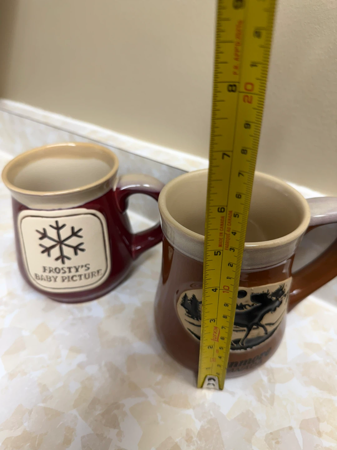 Two "Frosty's Baby Picture" and "Canmore Canada" Mugs - photo 3
