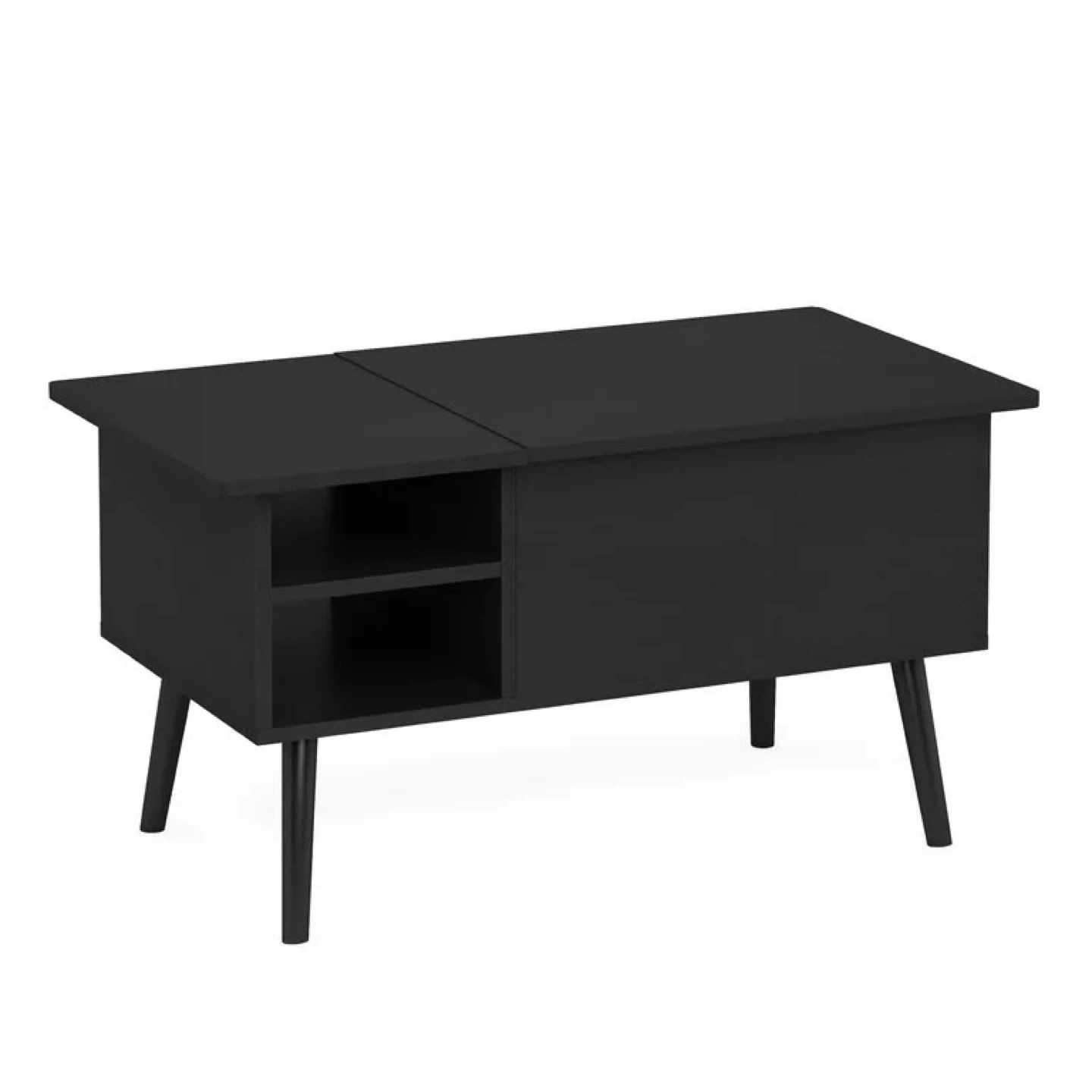 New Black Lift Top Coffee Table with Storage - photo 2