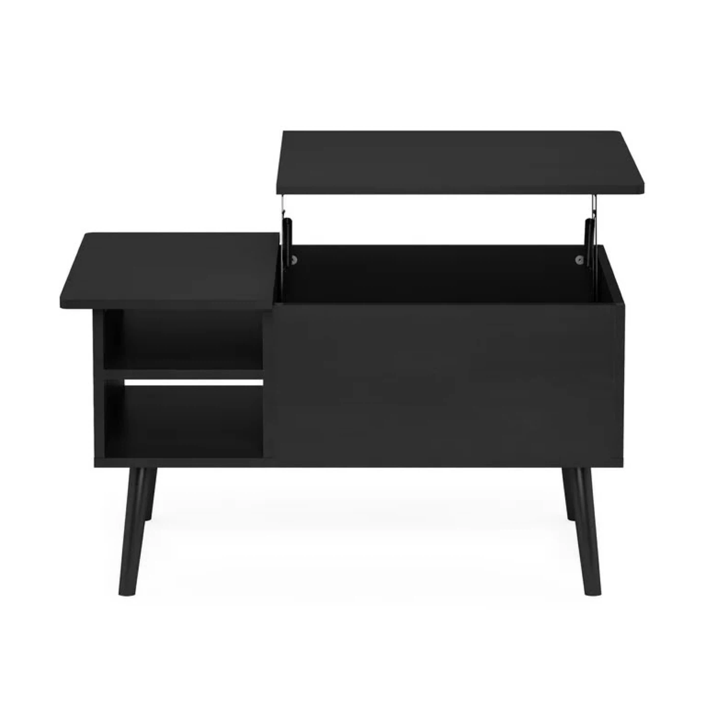 New Black Lift Top Coffee Table with Storage - photo 4