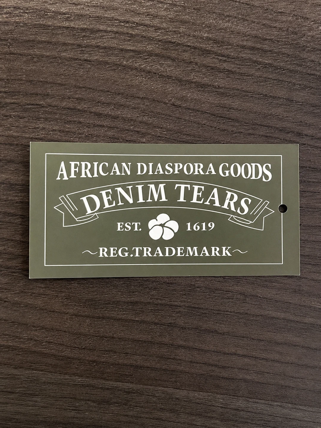 Denim Tears Black Hoodie with Grey Graphic Print - photo 3