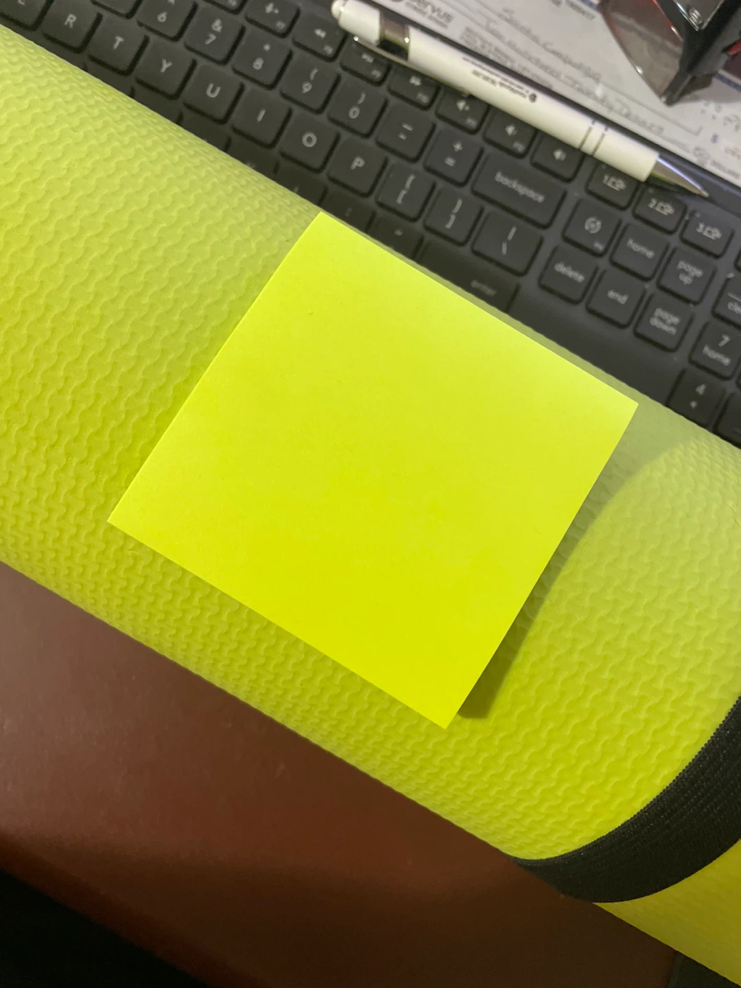 Lime Green Yoga Mat - photo 3