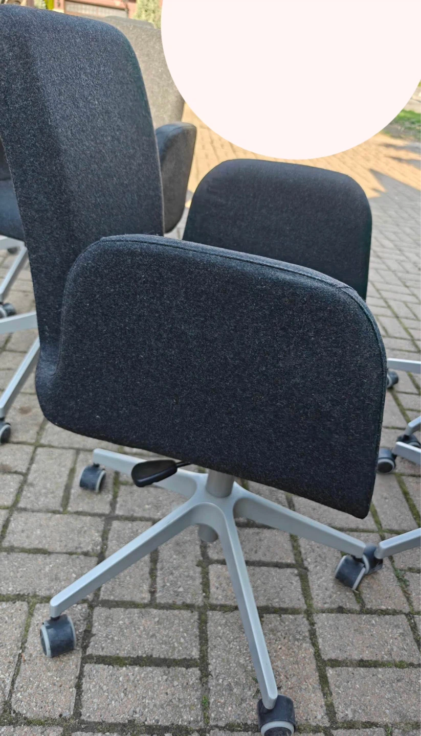 🔥Moving Sale🔥 Dark Grey Fabric Chair, $45 for 2 - photo 2