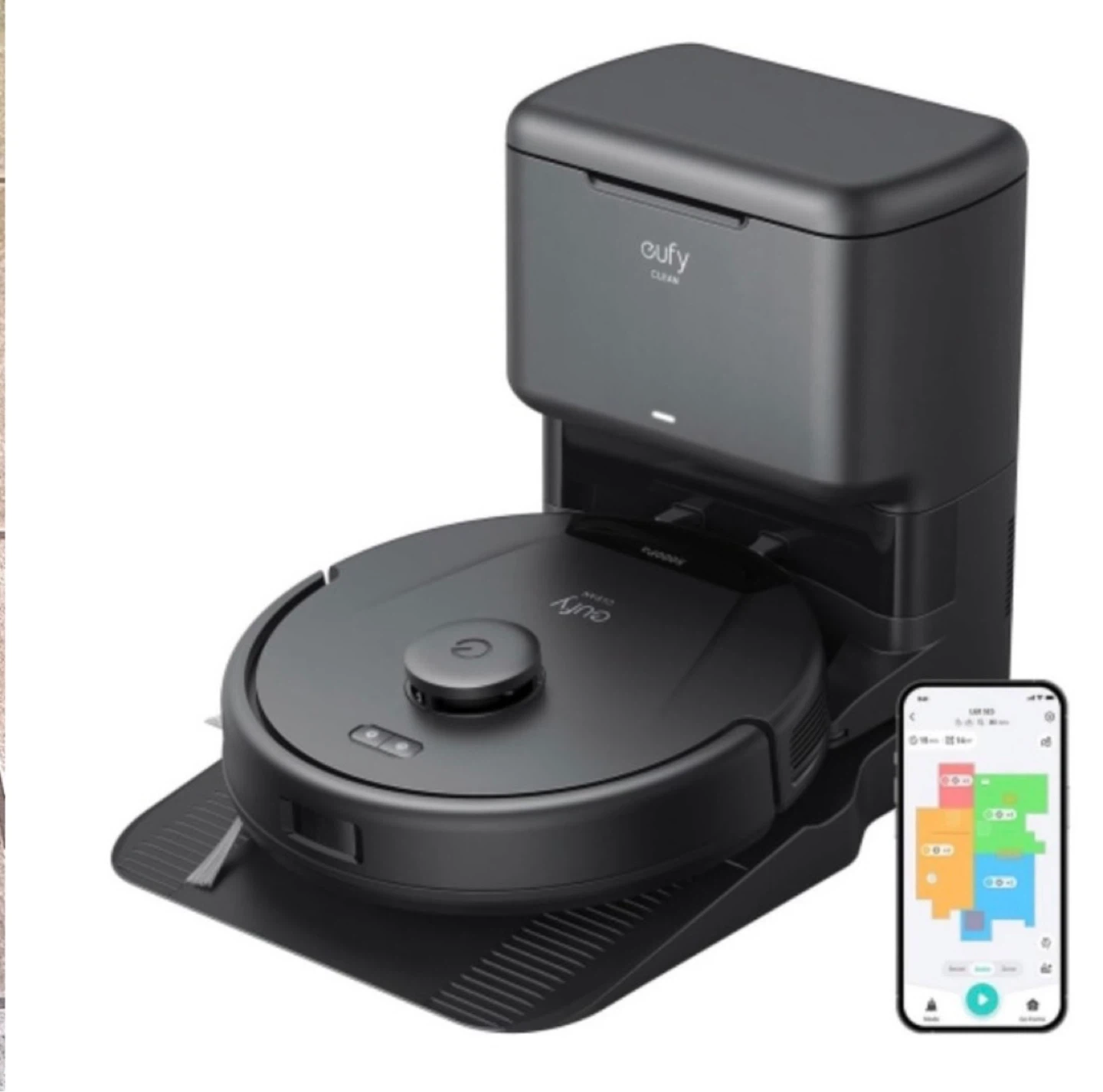 Eufy Clean L60 vacuum with Self-Empty Station - Black - photo 4