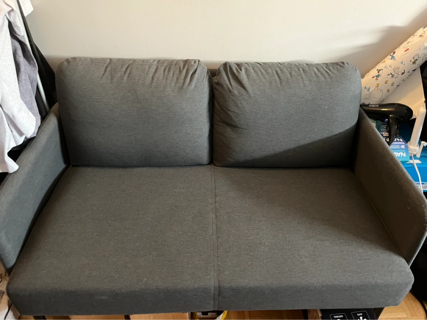 🚚 Moving sale 🚚 - IKEA Gray Loveseat Sofa - photo 3