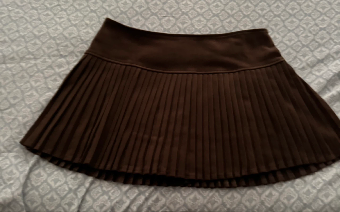 Brand New Brown Pleated Skort
