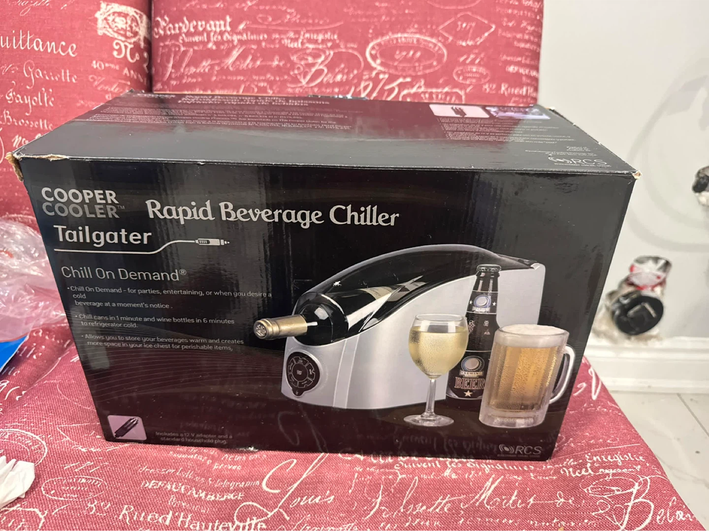 Cooper Cooler Tailgater Rapid Beverage Chiller w/ Box & Manual - photo 5