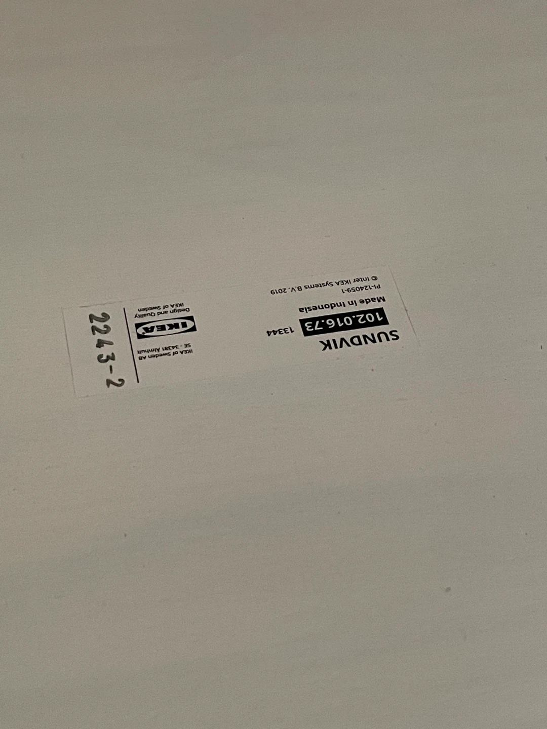 IKEA SUNDVIK Children's Table - White - photo 3