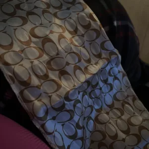 Coach Scarf with Signature C Pattern