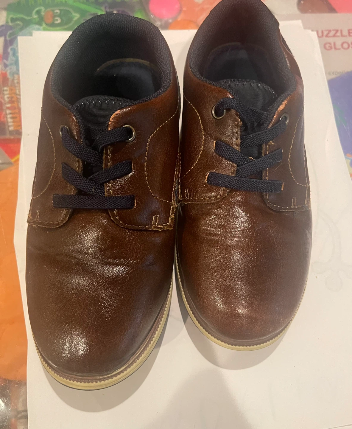 Brown Leather Dress Shoes - photo 3