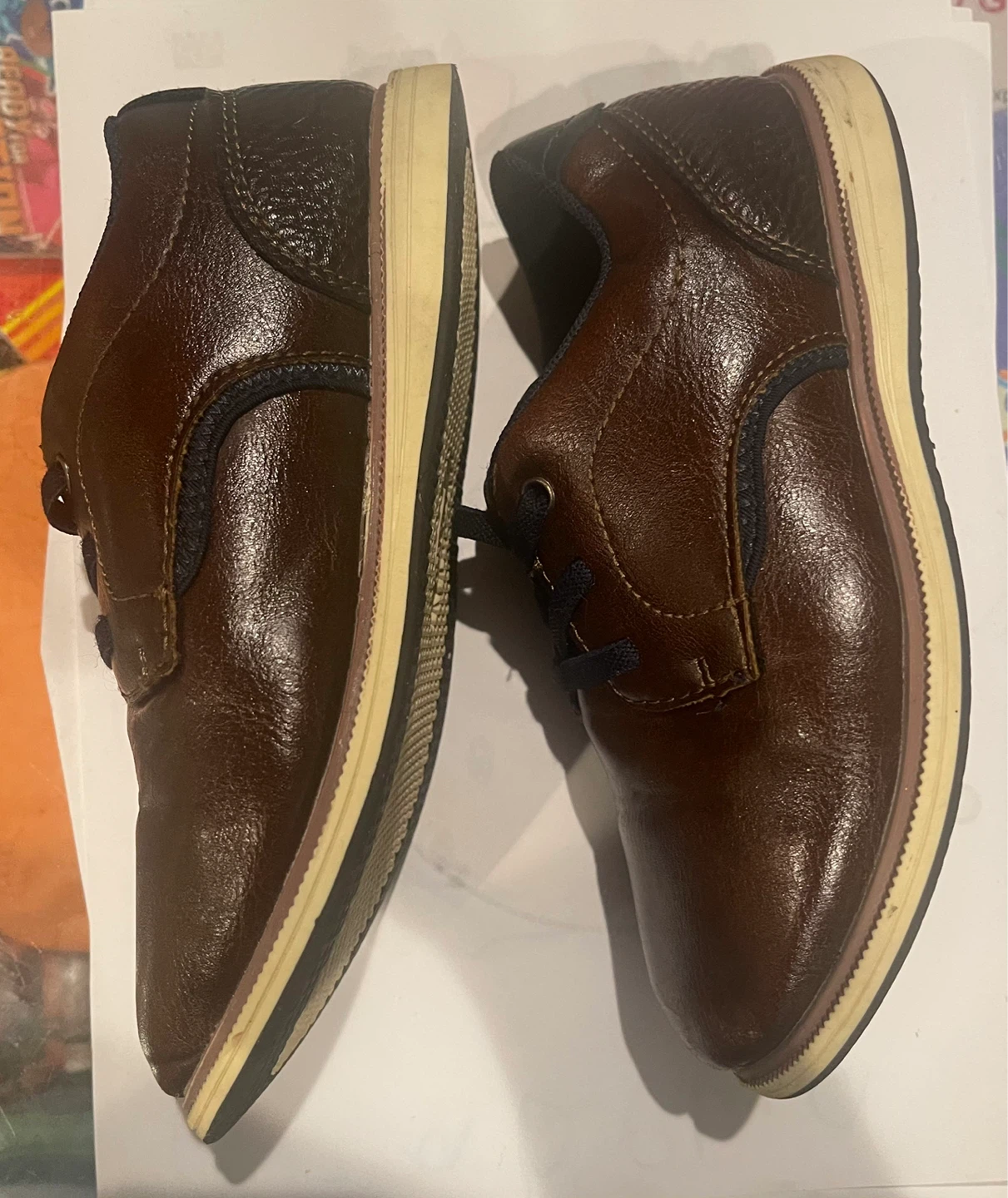 Brown Leather Dress Shoes - photo 2