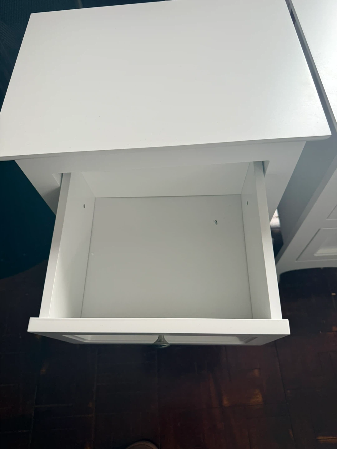 White 2-Drawer Nightstand Set - photo 3