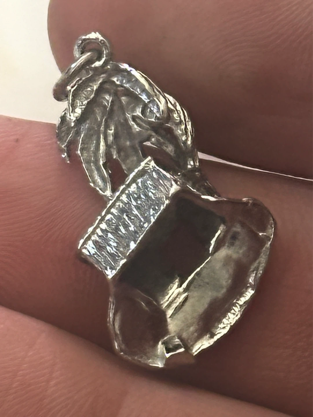 Vintage Sterling charms bbq,Hawaii, Saint Christopher - photo 2