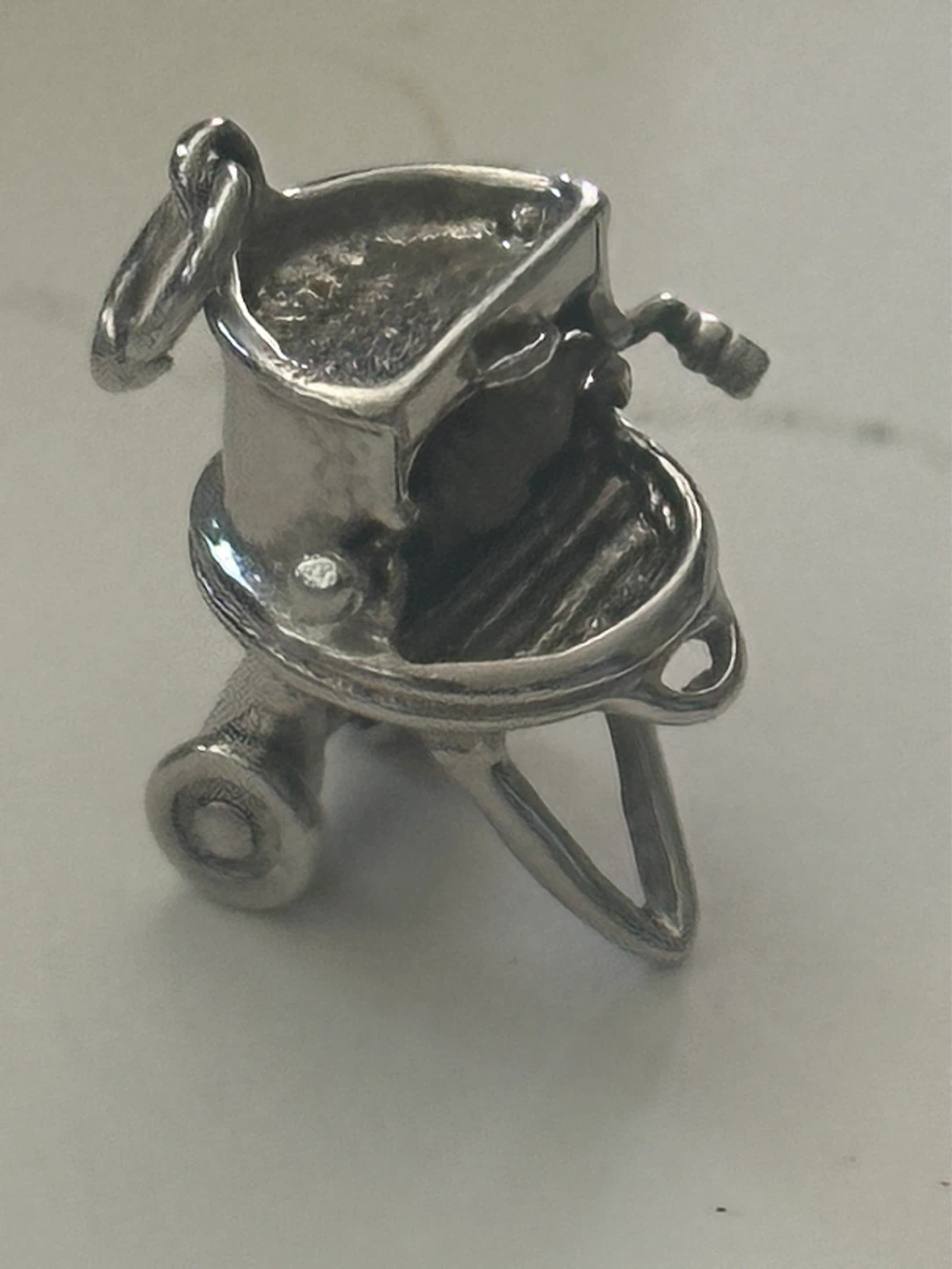 Vintage Sterling charms bbq,Hawaii, Saint Christopher - photo 4