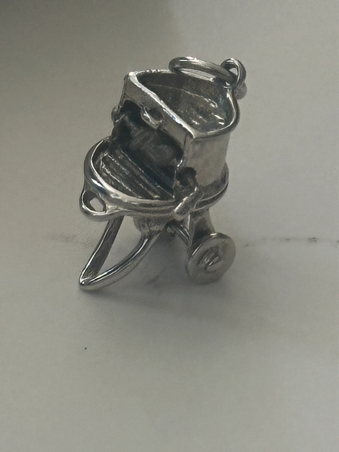Vintage Sterling charms bbq,Hawaii, Saint Christopher - photo 5