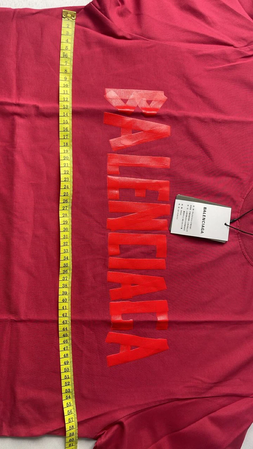 Balenciaga Red Logo T-Shirt - photo 2