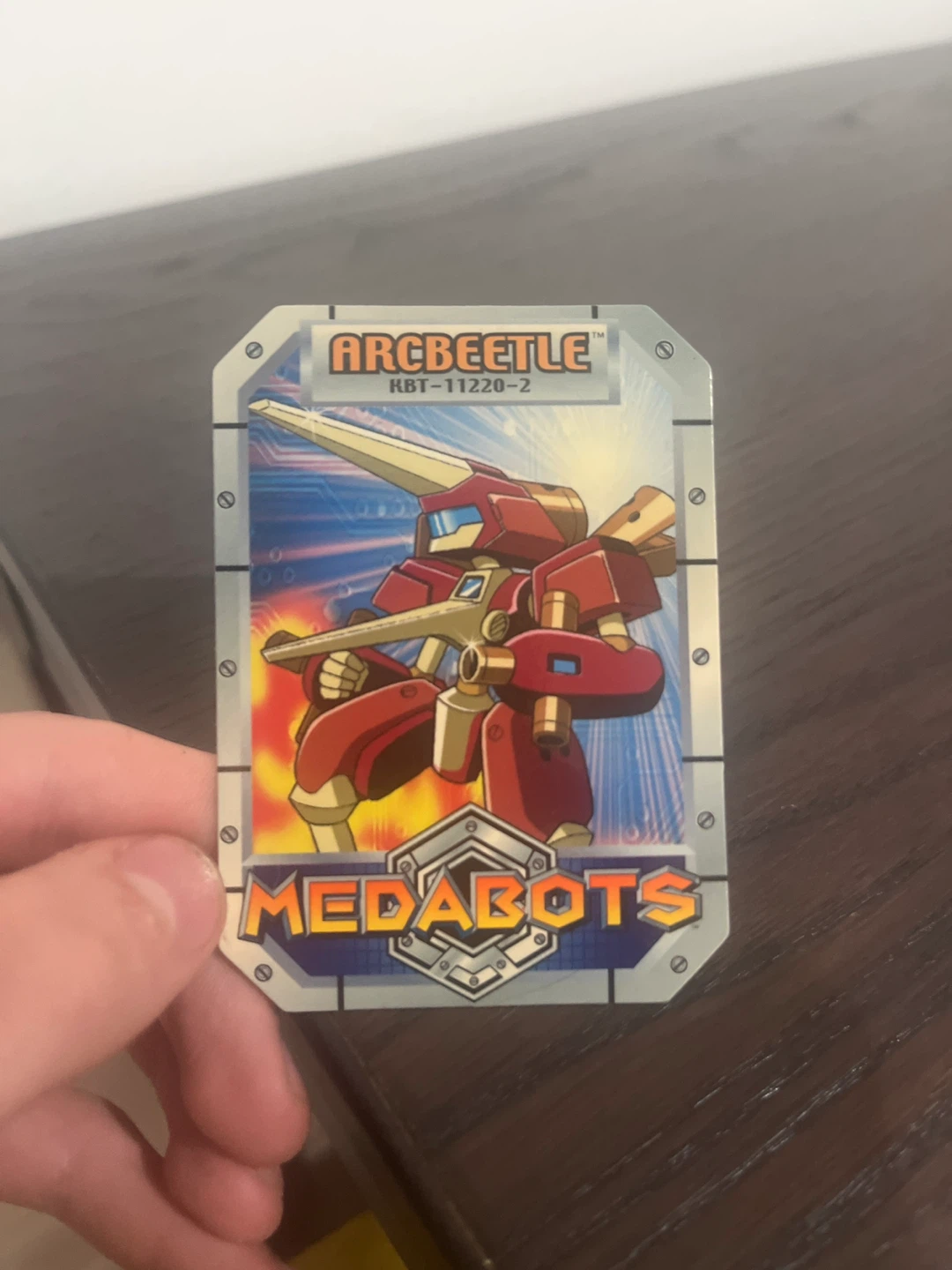 Medabots Arcbeetle Figure + Card + Die - photo 4