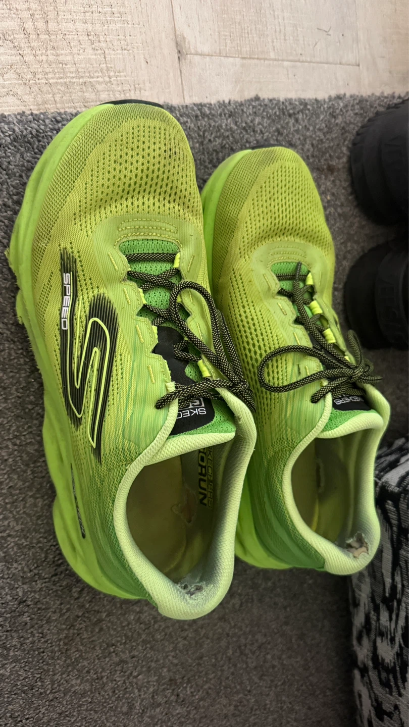 Skechers Speed Running Shoes - Neon Green