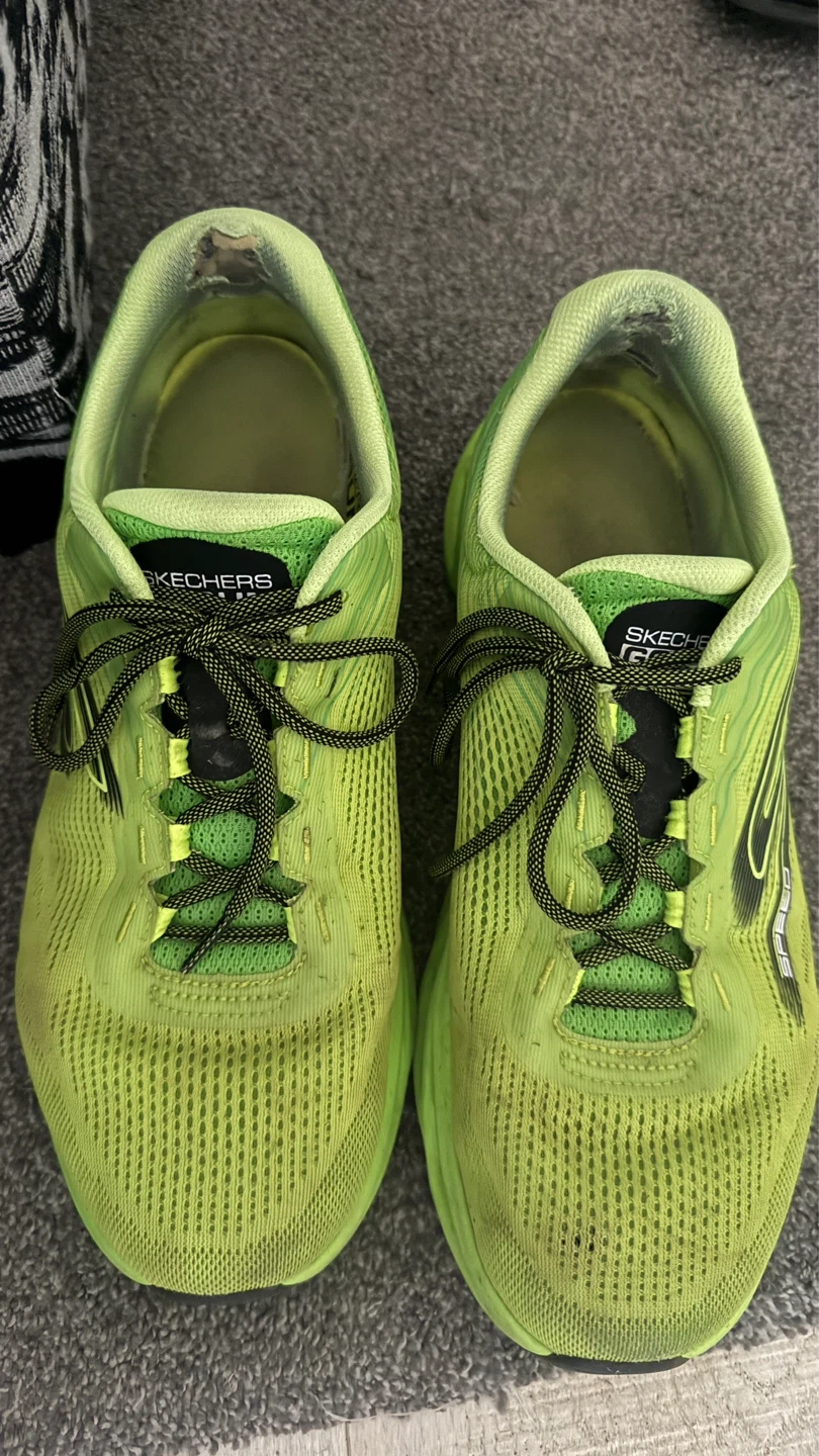 Skechers Speed Running Shoes - Neon Green - photo 2