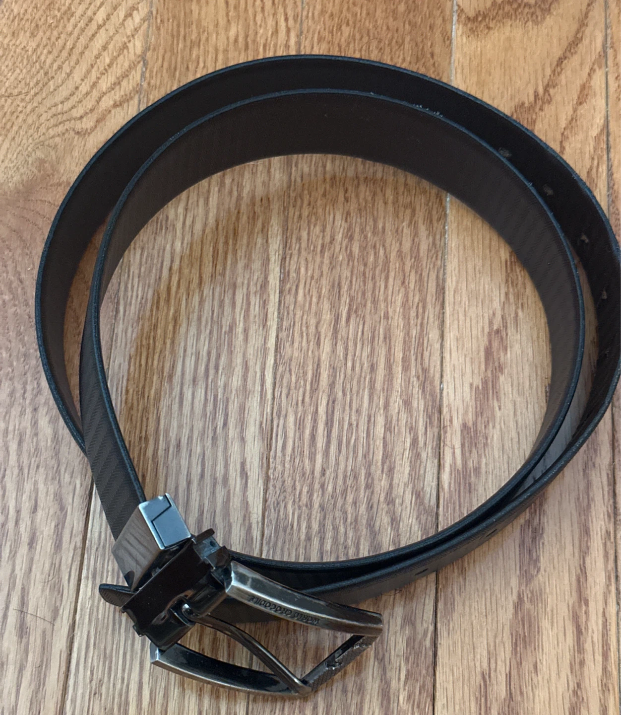 World Crocodile Leather Belt