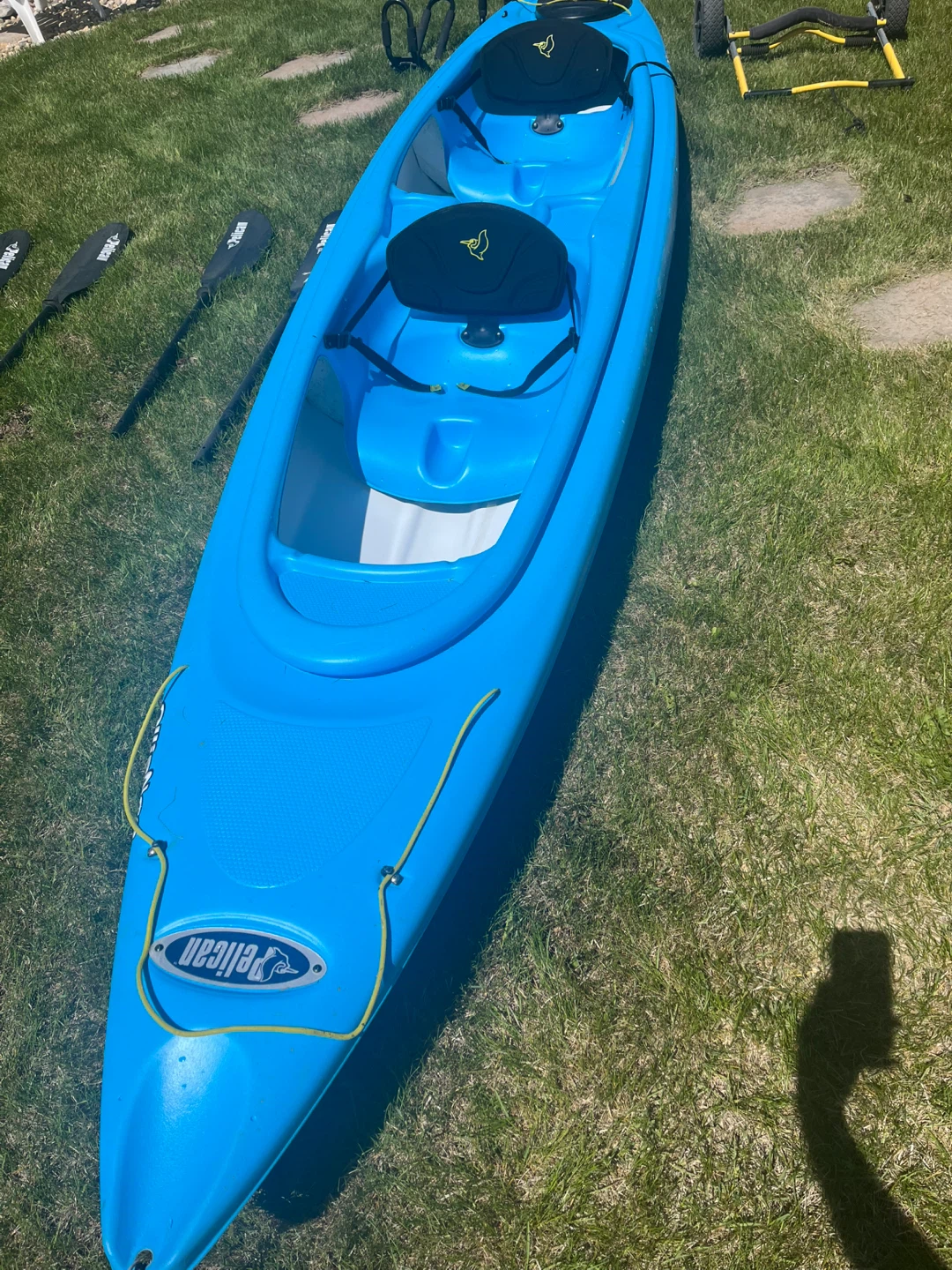 Pelican Tendem 2 person kayak (ALL ACCESSORIES)