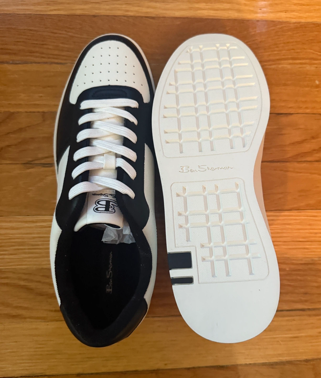 Ben Sherman Men's Sneakers Size 10.5 Black White - photo 4