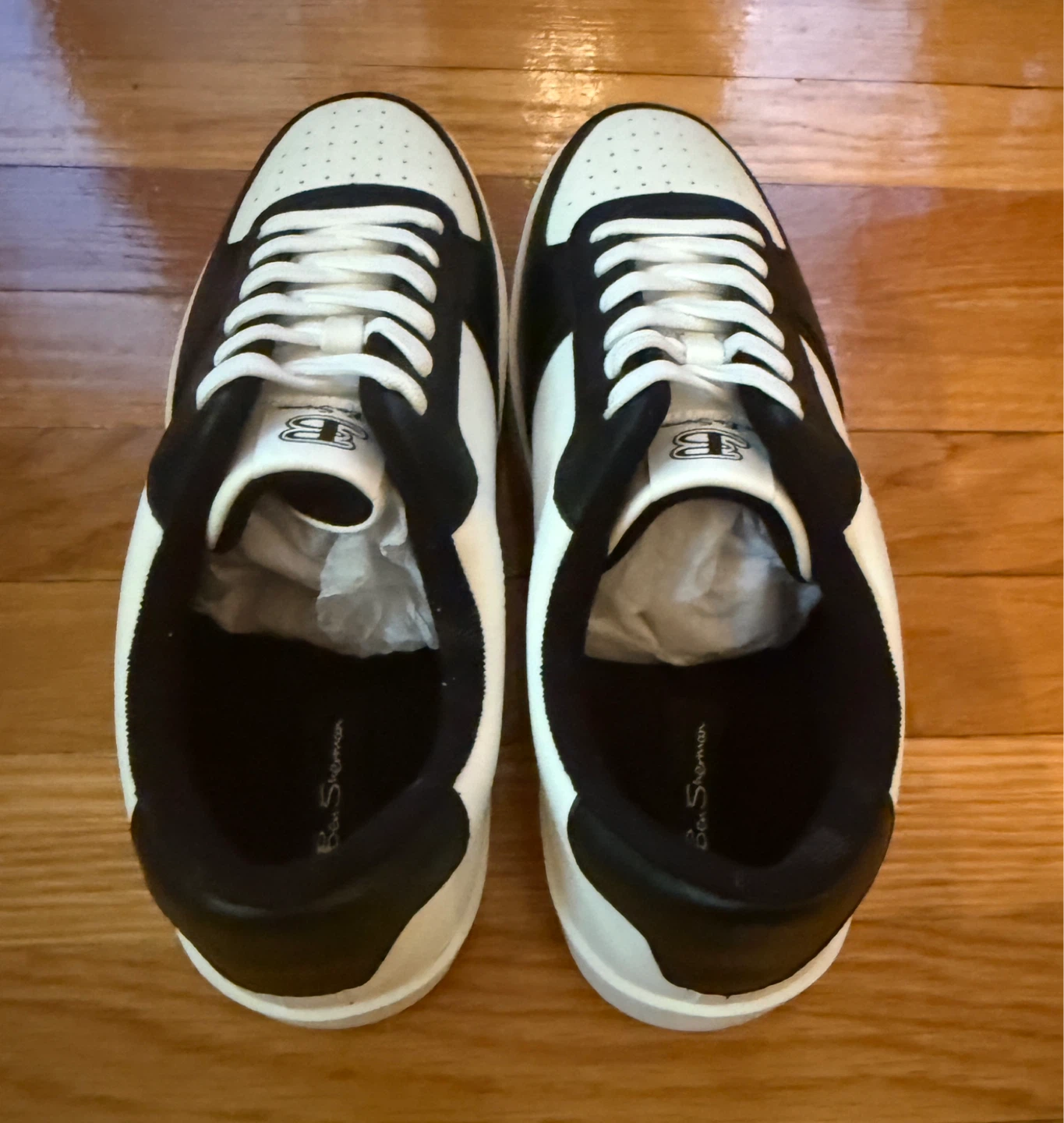 Ben Sherman Men's Sneakers Size 10.5 Black White - photo 5