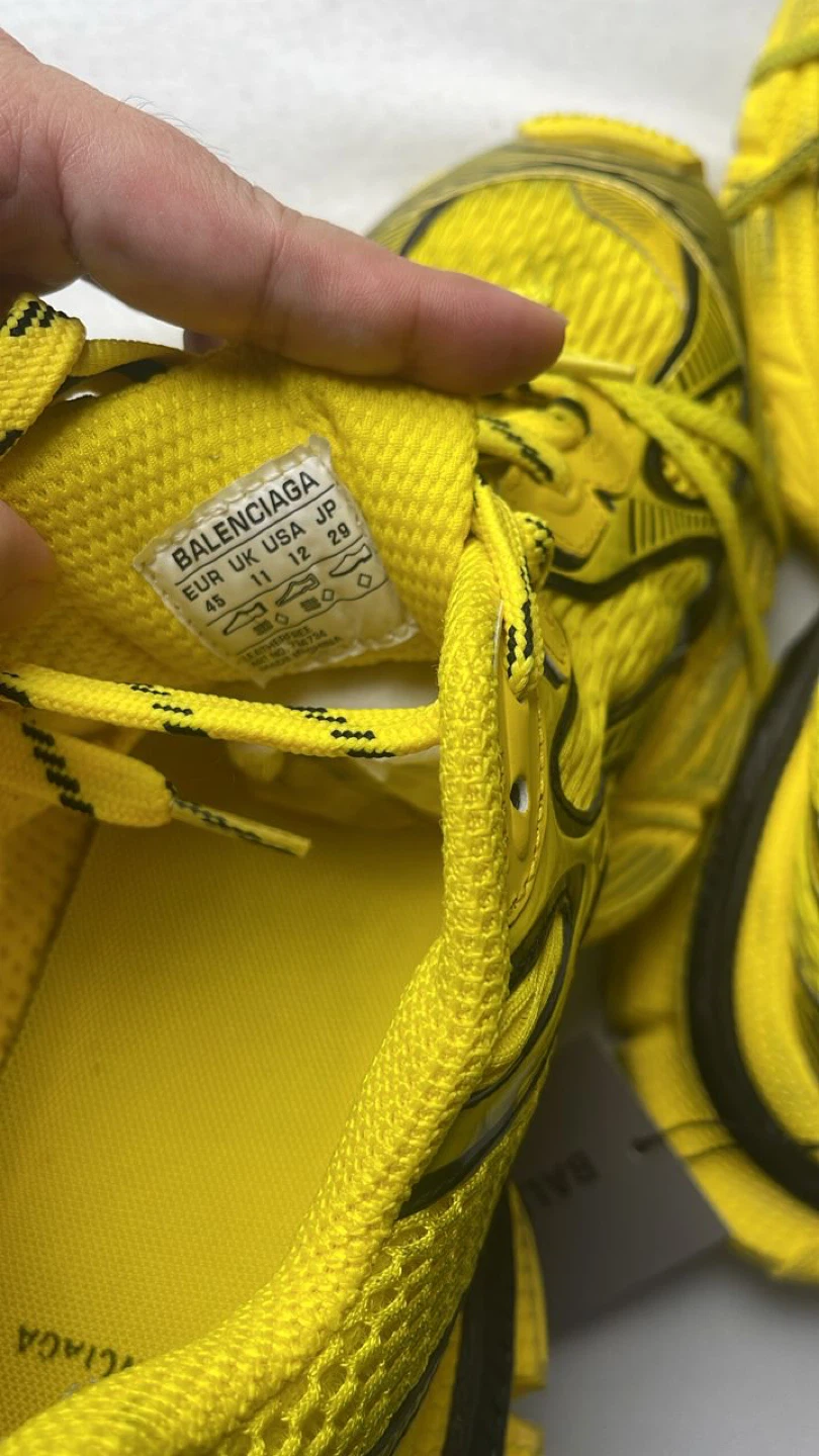 Balenciaga Yellow Triple S Sneakers Size 45 - photo 3