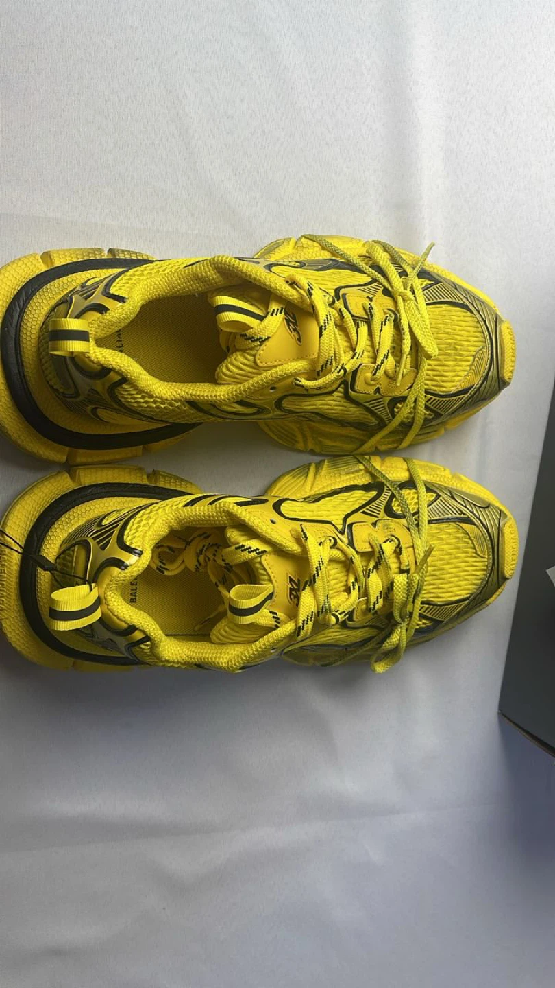 Balenciaga Yellow Triple S Sneakers Size 45