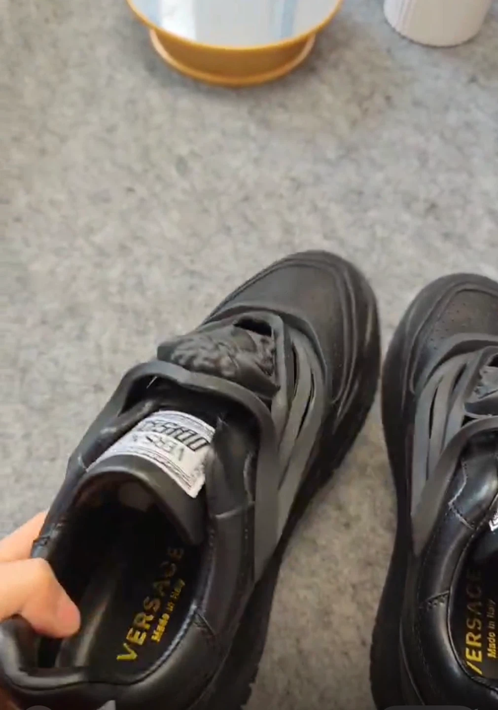 Versace Black Medusa Sneakers - photo 5