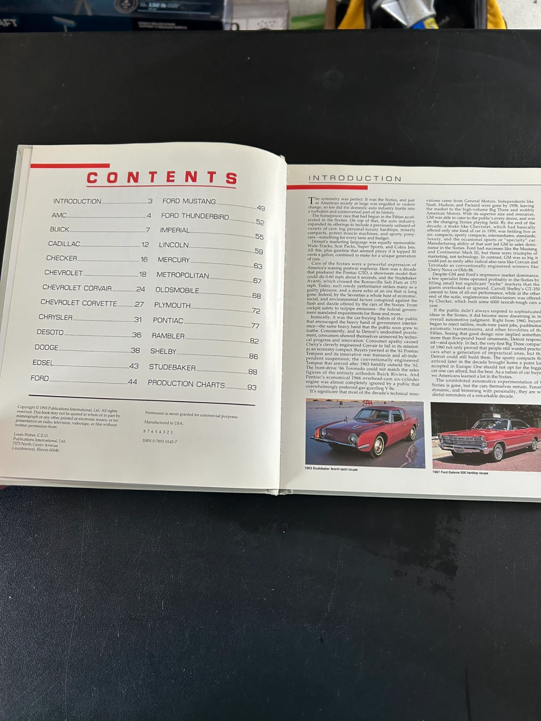 Automobiles of the '60s Book by Consumer Guide - photo 2