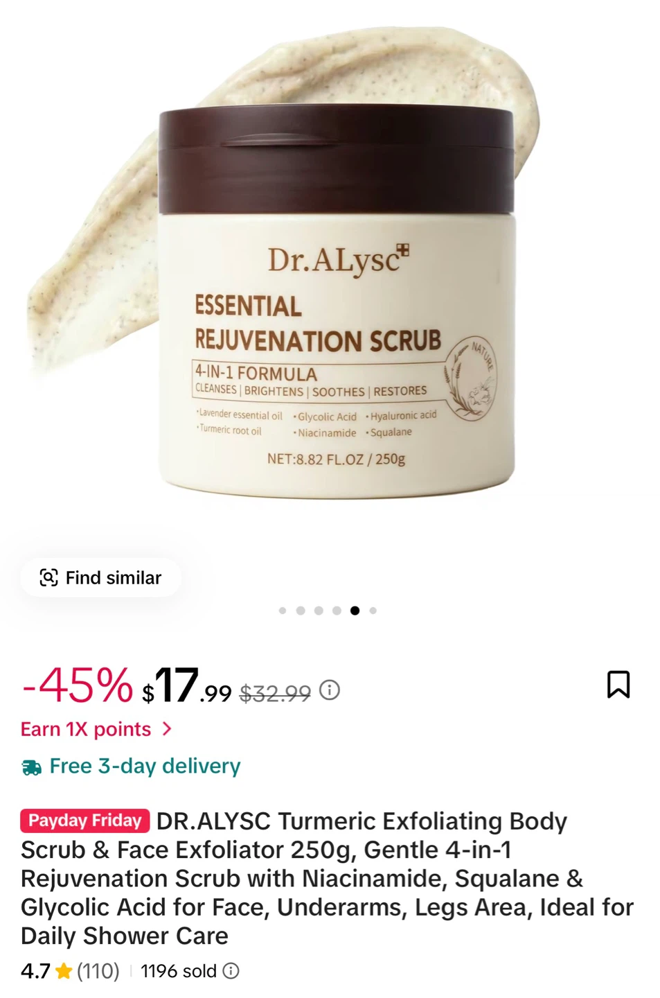 Dr. Alysc Essential Rejuvenation Scrub 250g