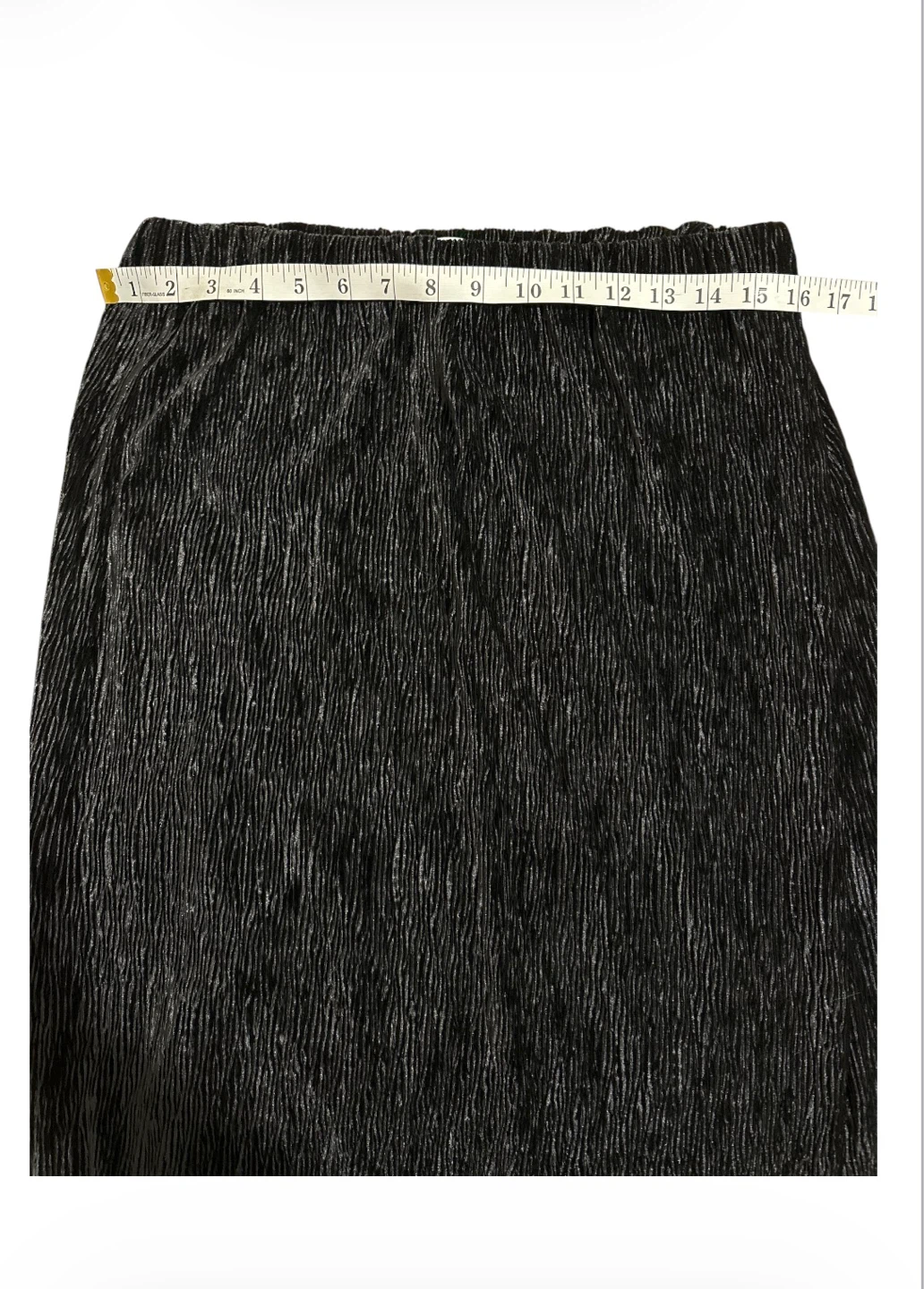 Black Textured Blouse and Skirt Set - photo 4