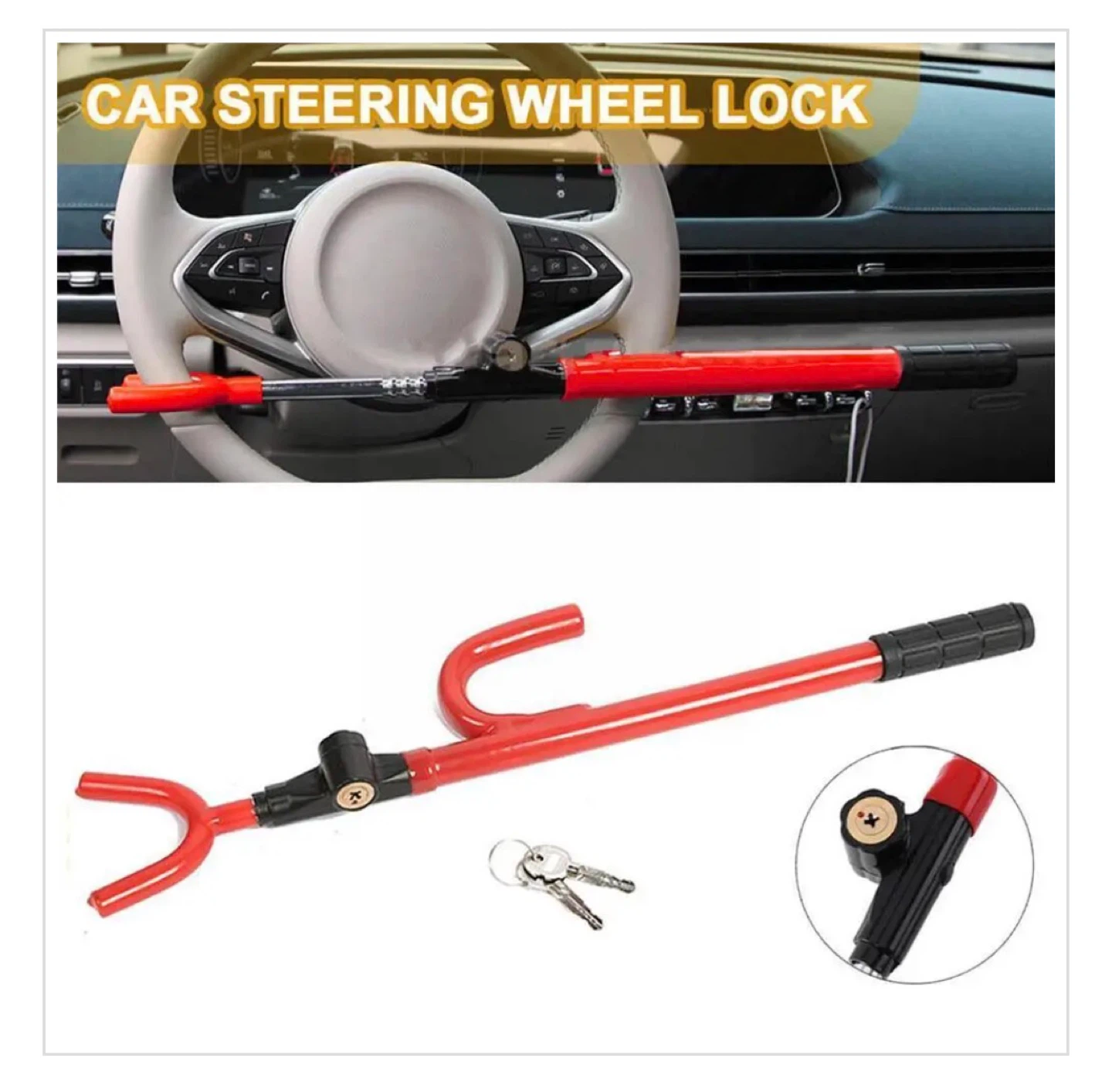 Car Steering Wheel Lock - photo 2