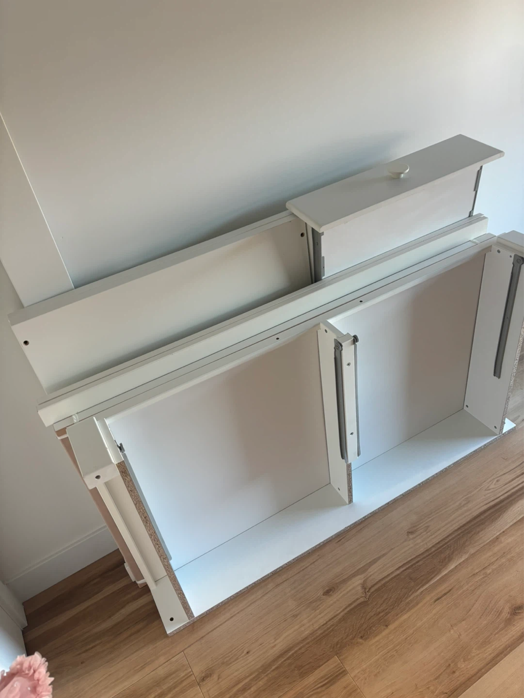 IKEA Crib with Drawers and its mattress - photo 4