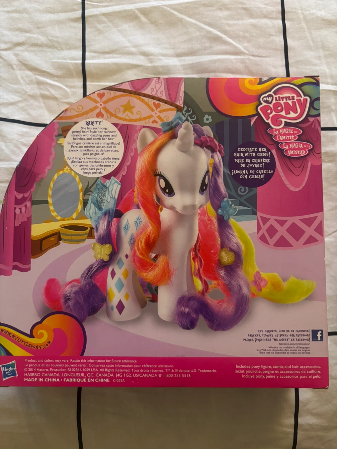My Little Pony Friendship is Magic Styling Strands Rarity Toy - photo 2