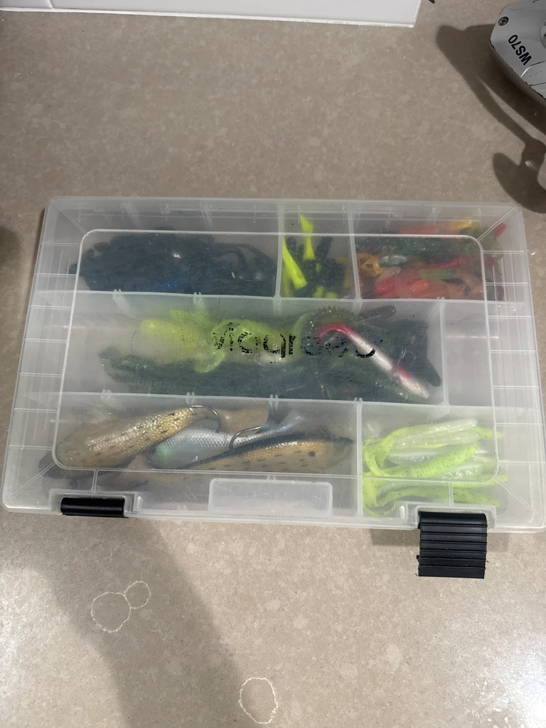 Fishing Lure Tackle Box with Various Lures - photo 2