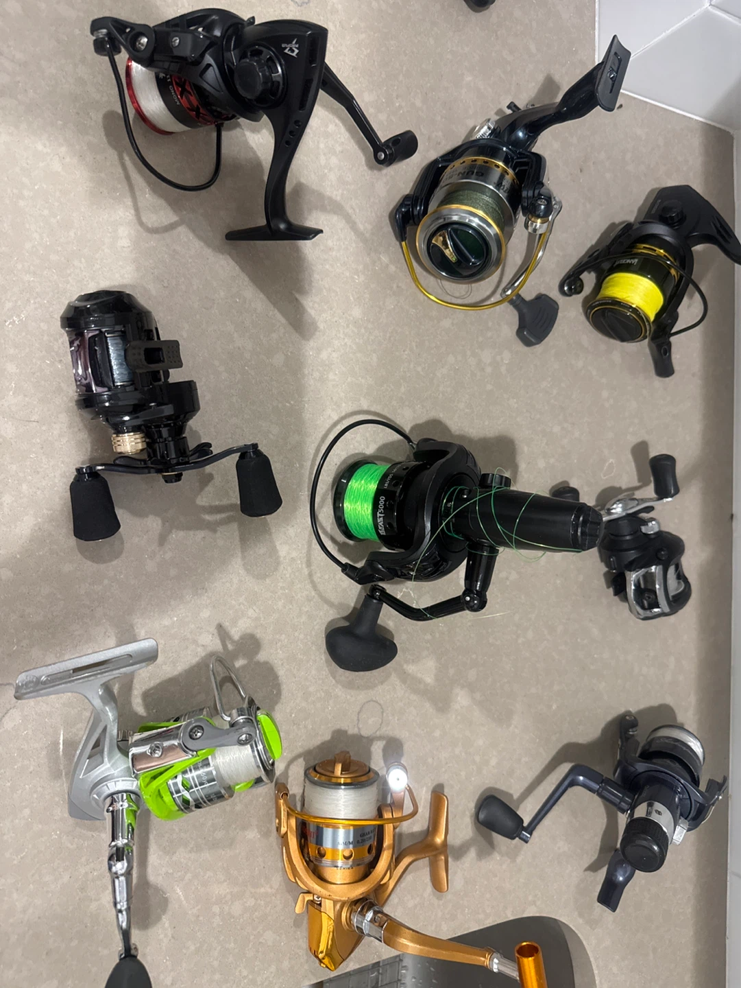 Assorted Fishing Reels