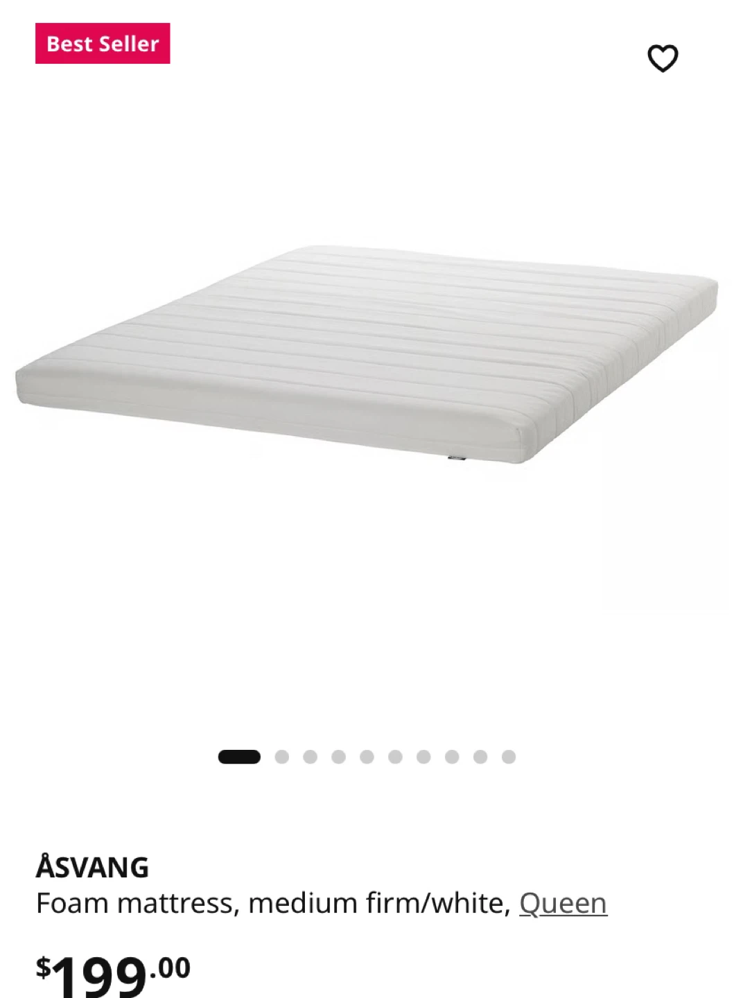 IKEA ÅSVANG Foam Mattress - Queen(used for 22months) - photo 2