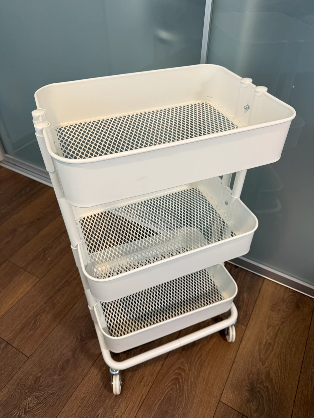 IKEA Raskog White Utility Cart