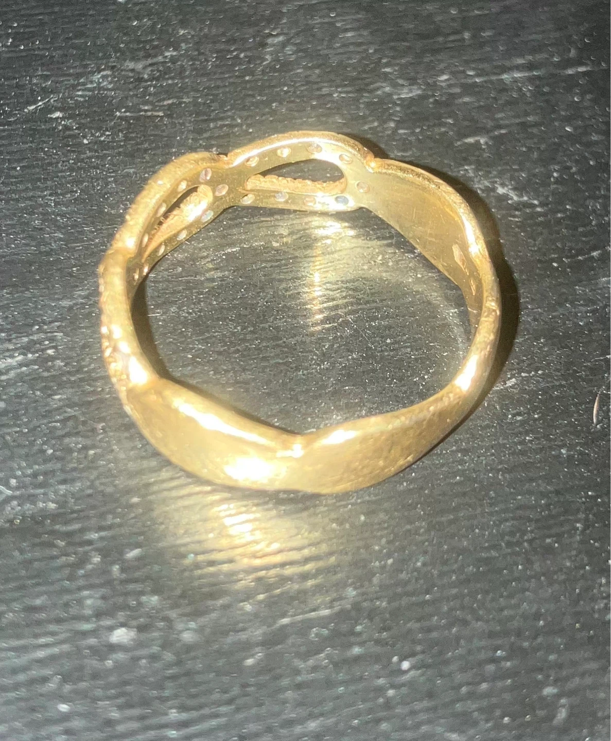 Gold Ring with diamonds - photo 5