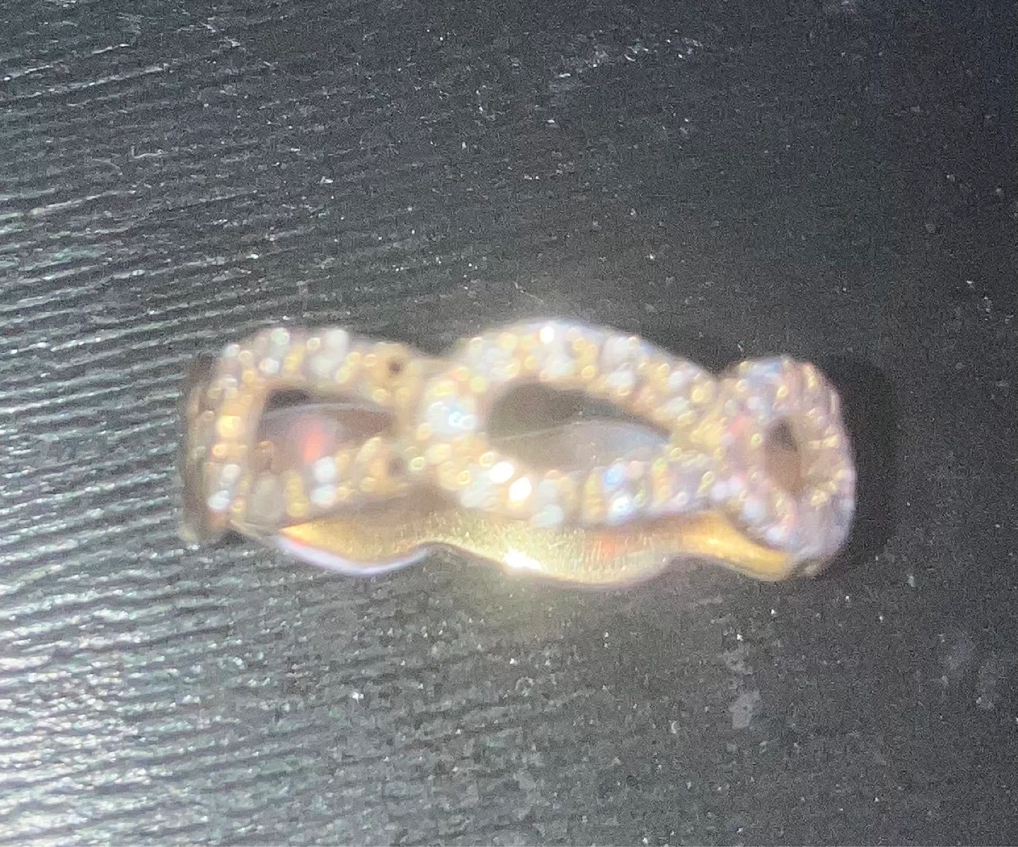 Gold Ring with diamonds - photo 3