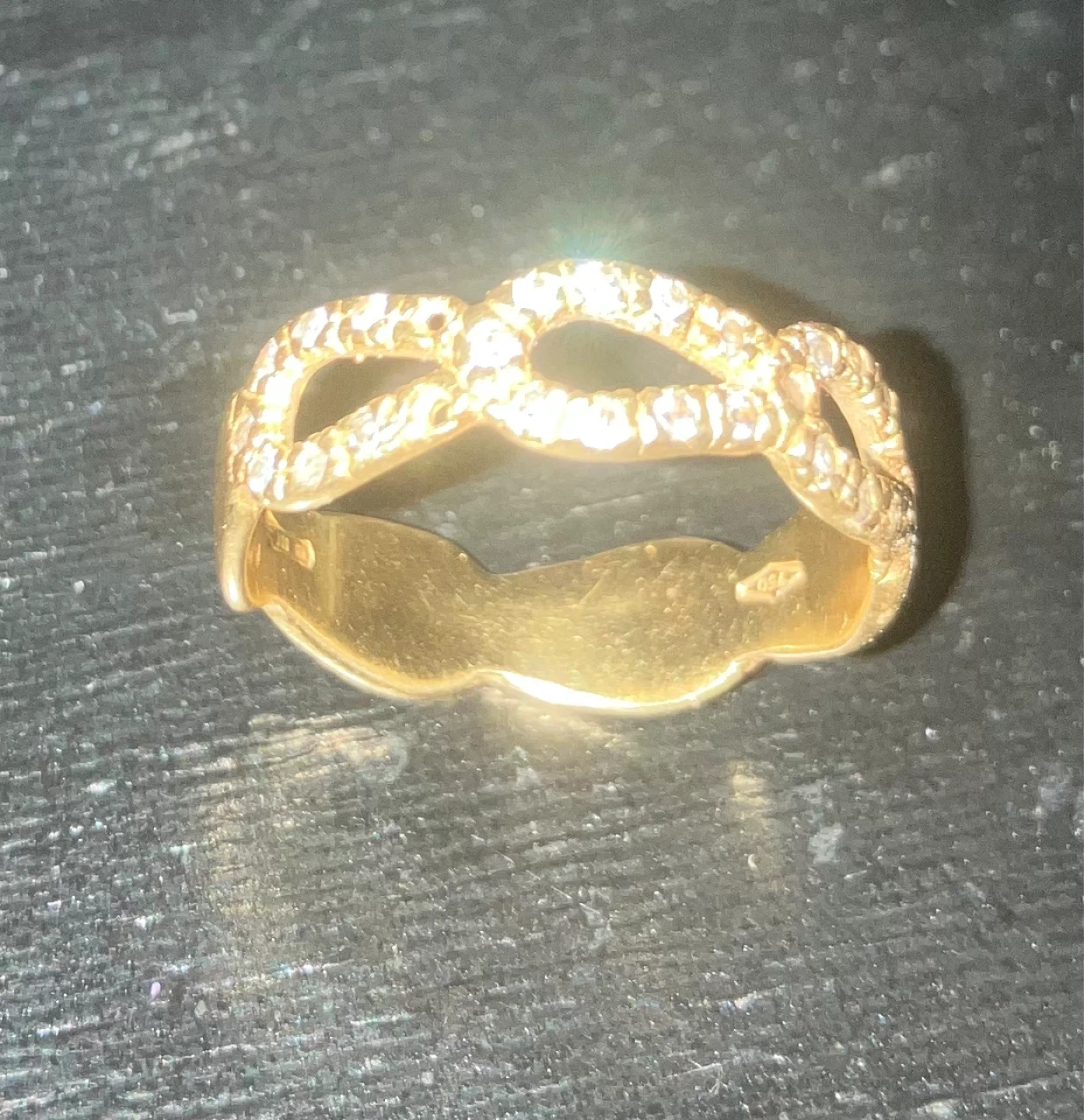 Gold Ring with diamonds - photo 4