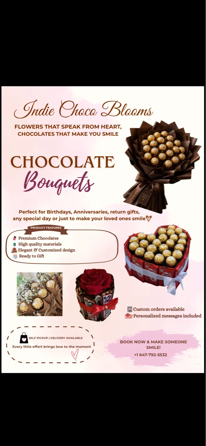 Chocolate Bouquets/ Custom Gifts