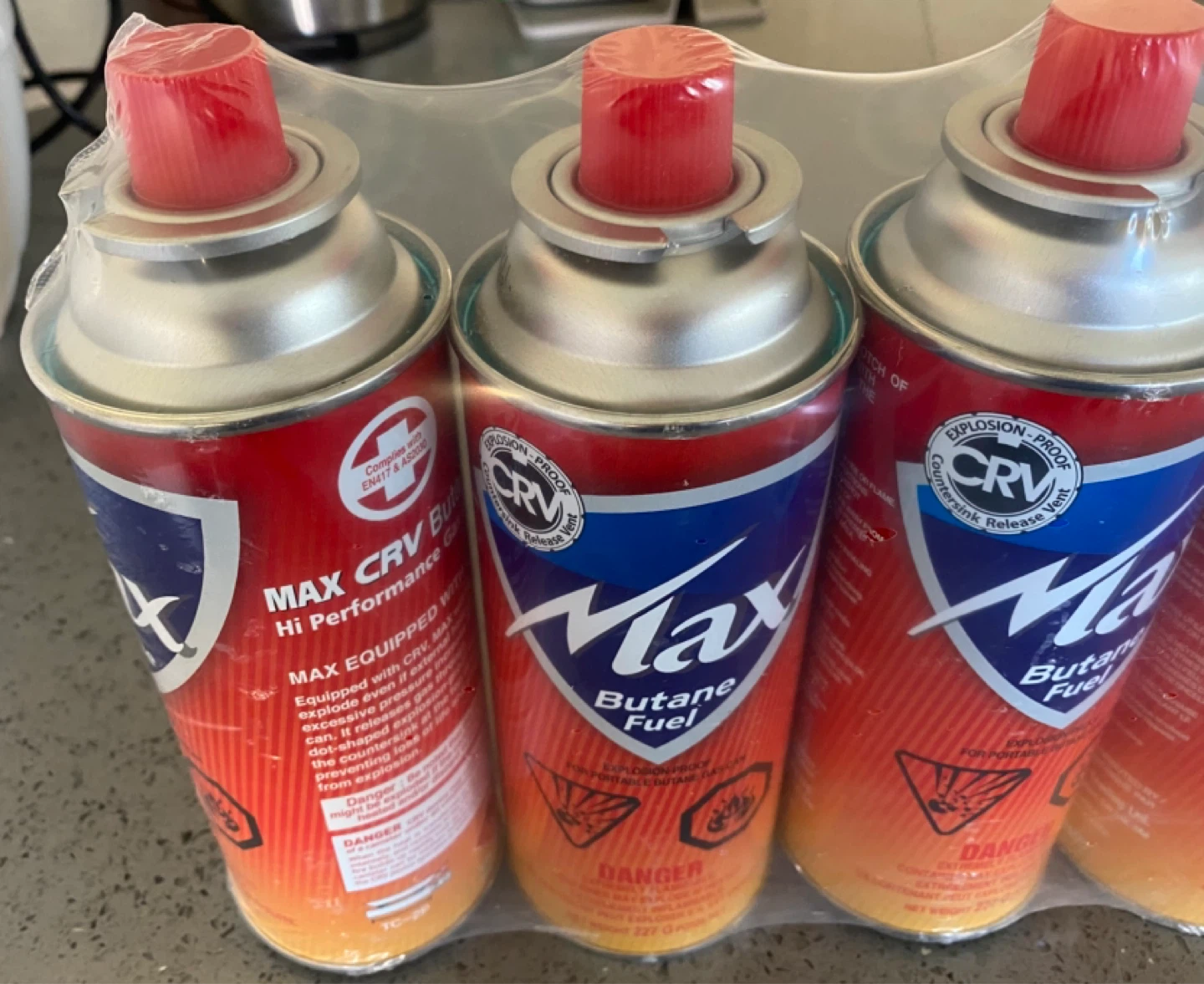 Max Butane Fuel Canisters (3 Pack)