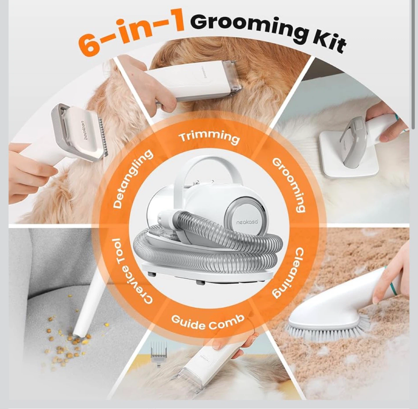 Neakasa Pet Grooming Kit & Vacuum - photo 4