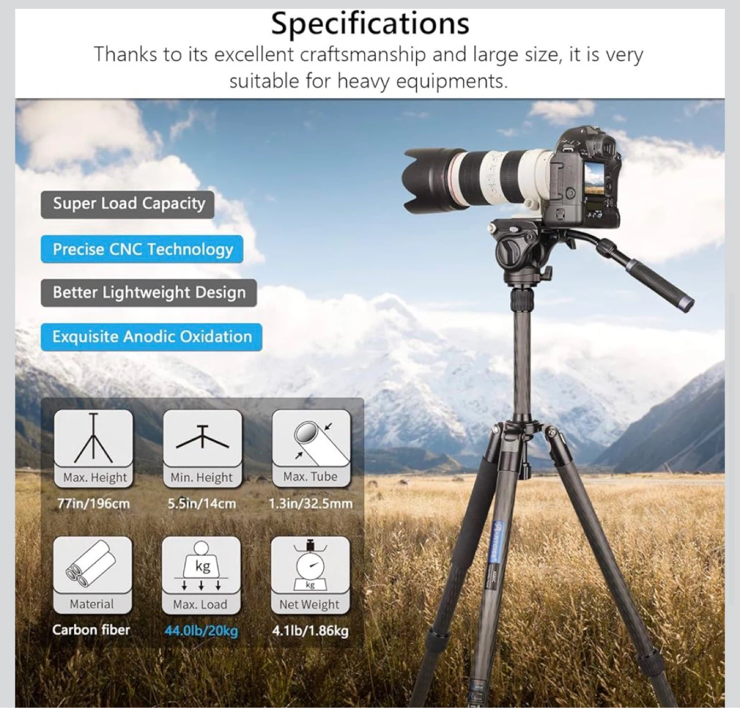 Arctoise Carbon Fiber Tripod - photo 4