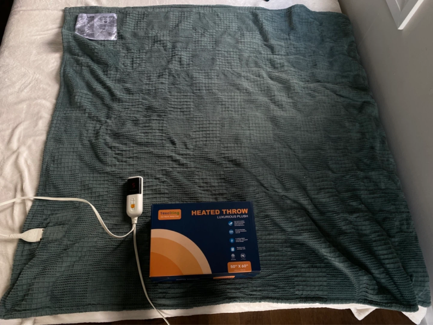 Texelcting Heated Throw Blanket 50" x 60" - photo 3