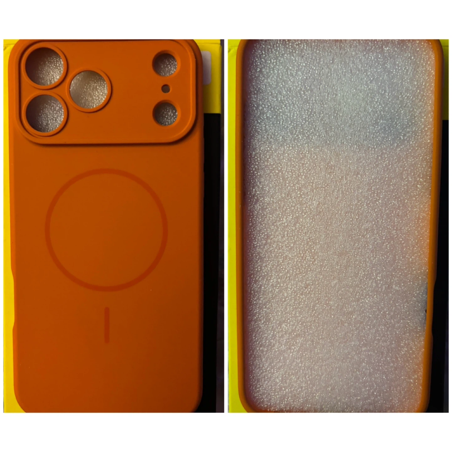 Orange Magnetic Phone Case - *iPhone 17 Pro Max*