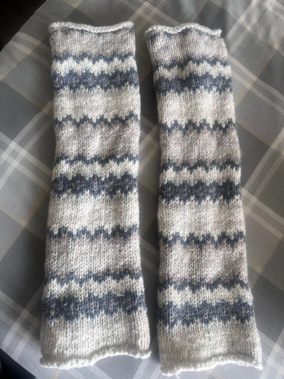 Hand-Knitted Arm Warmers