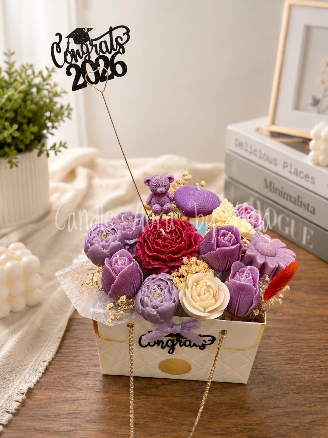 Graduation Candle Arrangement